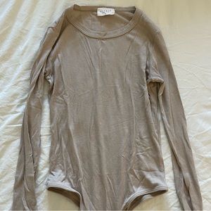Clyque Tan Longsleeve Bodysuit
